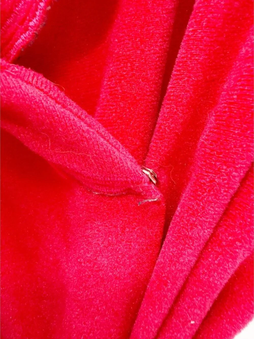 VTG Vanity Fair Petite Large Pink Velour Long Robe